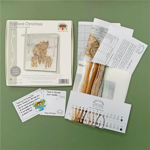 Highland Christma Cross Stitch Kit
