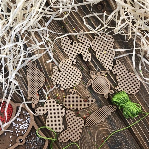 Animal Blanks For Embroidery On Wood