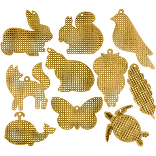 Animal Blanks For Embroidery On Wood