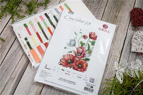 The Field Poppies Cross-Stitch Kit