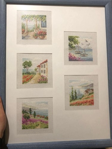 Poppies At The Sea Cross Stitch Kit