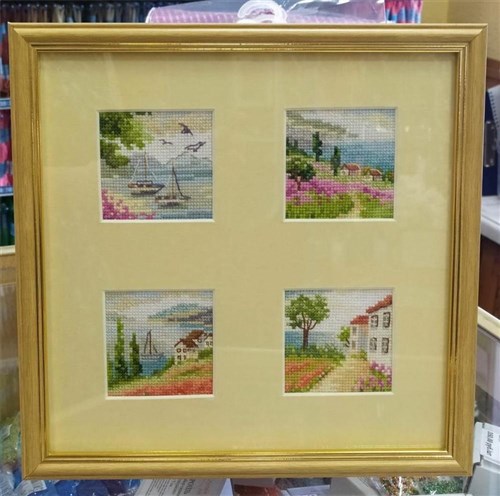 Poppies At The Sea Cross Stitch Kit