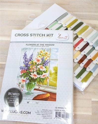 Flowers At The Window Cross Stitch Kit