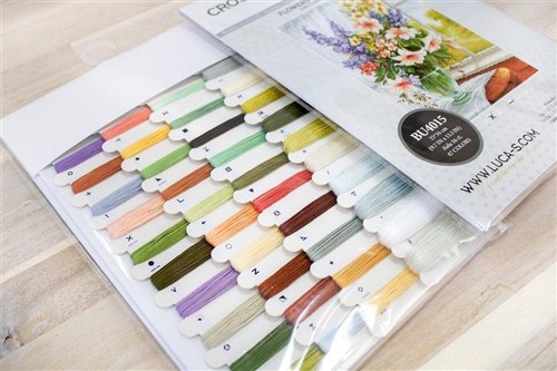 Flowers At The Window Cross Stitch Kit