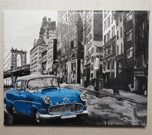 Paint By Numbers Kit - New York Bridge