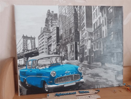 Paint By Numbers Kit - New York Bridge