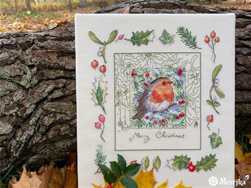 The Christmas Robin Cross Stitch Kit