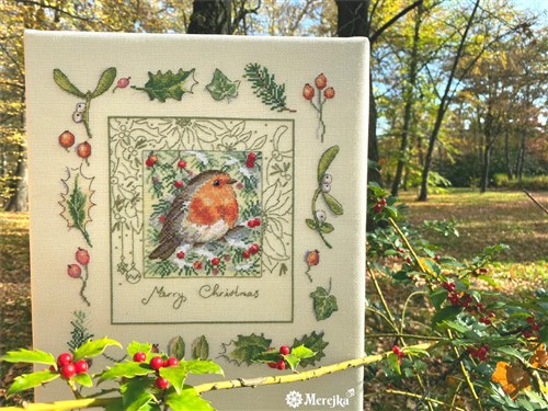 The Christmas Robin Cross Stitch Kit