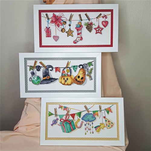 Festive Mood Cross Stitch Kit