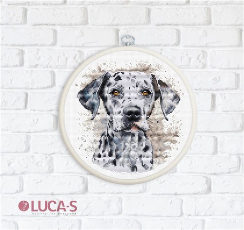 The Dalmatian Cross Stitch Kit