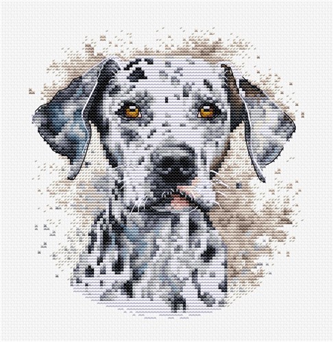 The Dalmatian Cross Stitch Kit