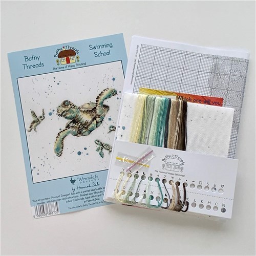 Swimming School Cross Stitch Kit