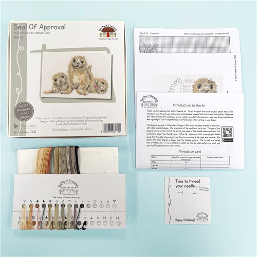 Seal Of Approval Cross Stitch Kit