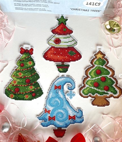 Christmas Trees Cross Stitch Kit