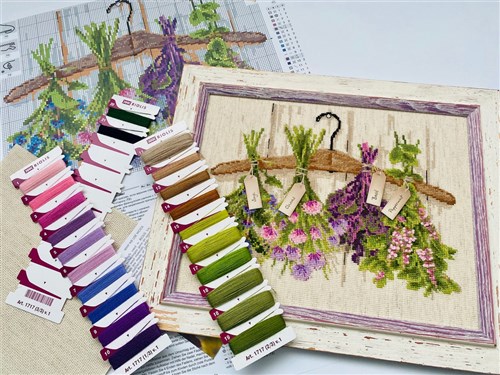 Herbs Cross Stitch Kit