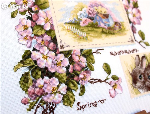 Spring Sampler Cross Stitch Kit