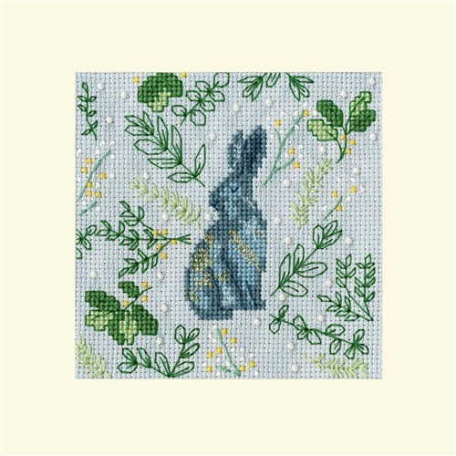 Scandi Hare Cross Stitch Kit