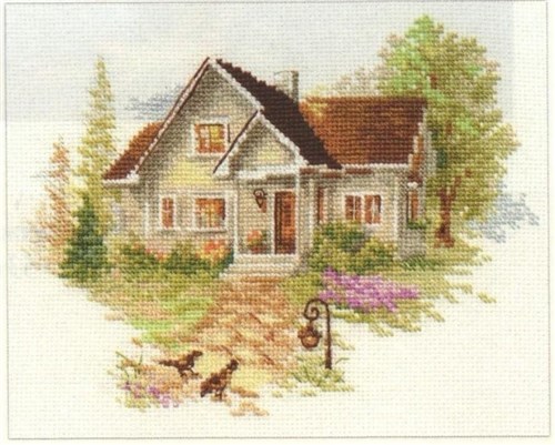 July house 3-20 Counted Cross-Stitch Kit