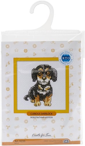 Curious Sherlock H233 Counted Cross Stitch Kit