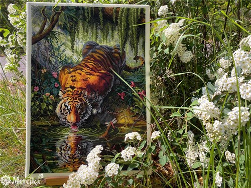 Aurora‚aos Garden K-209 Counted Cross-Stitch Kit