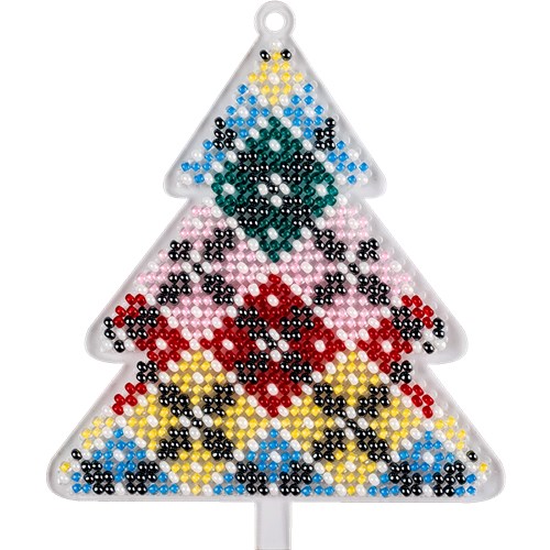 Bead embroidery kit on a plastic base FLPL-035