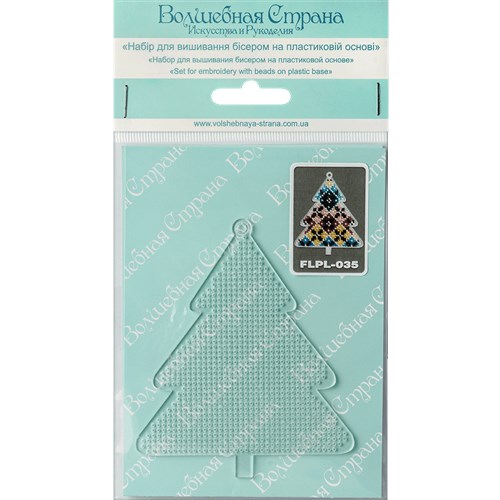 Bead embroidery kit on a plastic base FLPL-035