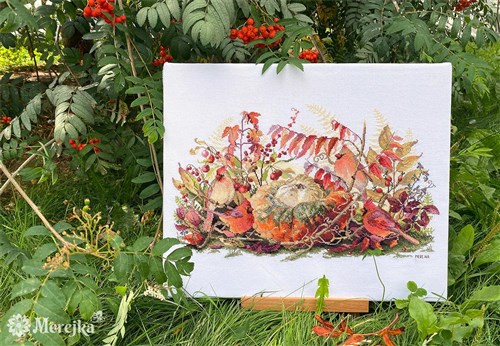 Rhapsody in Red K-190 Counted Cross-Stitch Kit