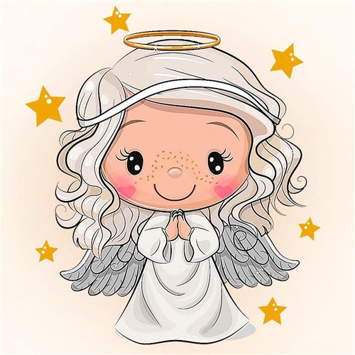 Angel CS2557 7.9 x 7.9 inches Crafting Spark Diamond Painting Kit