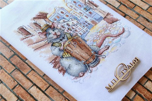 Italian Streets SNV-699 Counted Cross Stitch Kit