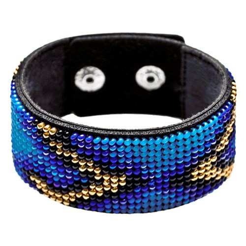 Bead embroidery kit on artificial leather FLBB-029