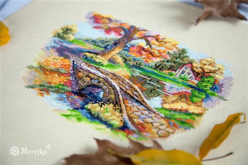 Autumn Landscape K-103 Counted Cross-Stitch Kit