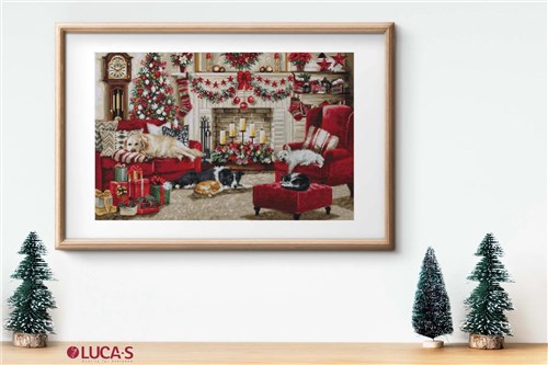 Pets Interior BU5013L Counted Cross-Stitch Kit