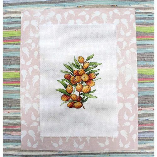 Sea Buckthorn Mood SM-591 Counted Cross Stitch Kit