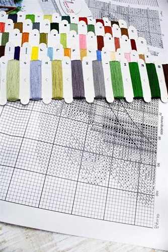 Beautiful Country House BU4005L Counted Cross-Stitch Kit