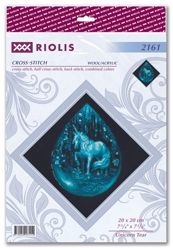 Unicorn Tear R2161 Counted Cross Stitch Kit