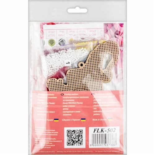 Set for embroidery with beads on wood FLK-502