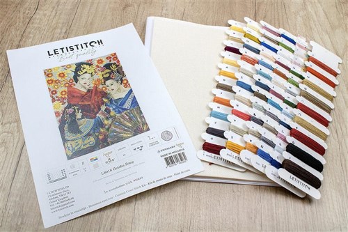 Counted Cross Stitch Kit Geisha Song L8018