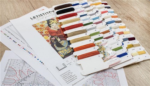 Counted Cross Stitch Kit Geisha Song L8018