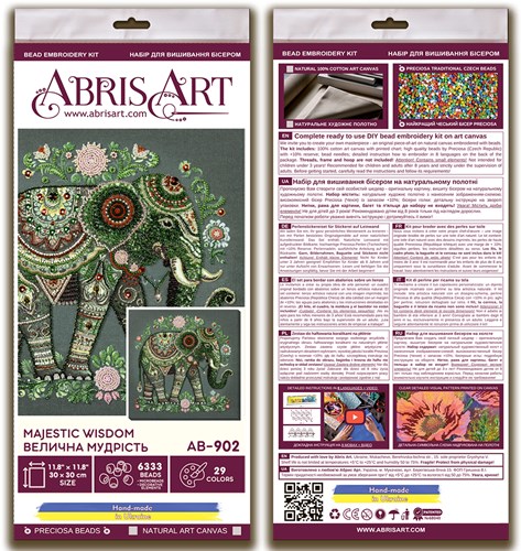 Main Bead Embroidery Kit - Majestic wisdom AB-902