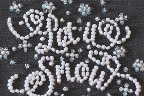 Postcard cross-stitch kit - Snow holiday AO-152