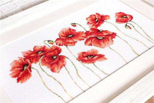 Poppies B2223L Counted Cross-Stitch Kit