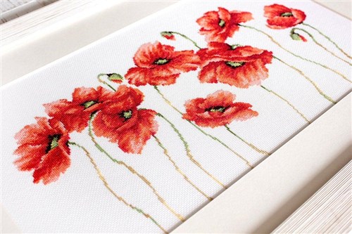 Poppies B2223L Counted Cross-Stitch Kit