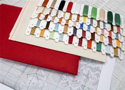 Counted Cross Stitch Kit Cozy Christmas Stocking L8010