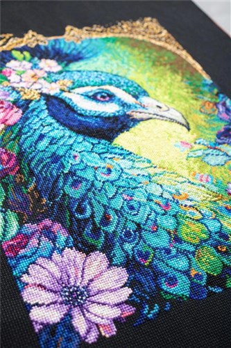 Proud Cerulean BU5035L Counted Cross-Stitch Kit