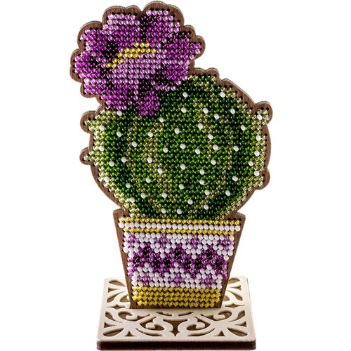 Bead embroidery kit on wood FLK-192
