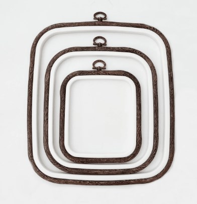 Square Flexi Hoop Nurge 230-13 Woodgrain