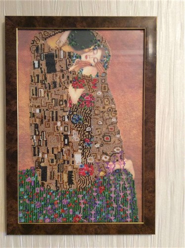 Main Bead Embroidery Kit The kiss AB-073