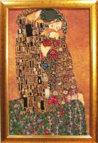 Main Bead Embroidery Kit The kiss AB-073