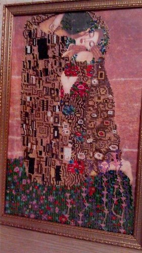 Main Bead Embroidery Kit The kiss AB-073