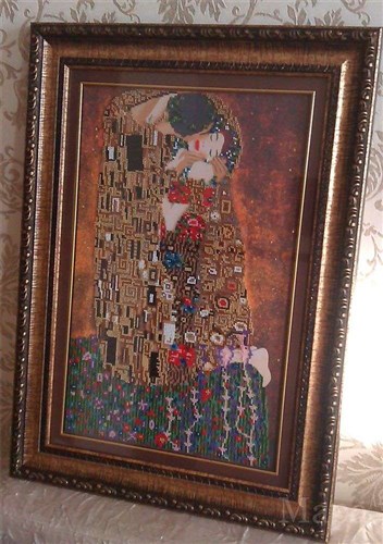 Main Bead Embroidery Kit The kiss AB-073